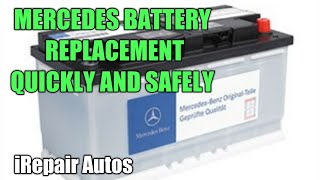 Mercedes ML350 Main Battery Replacement [upl. by Kyd]