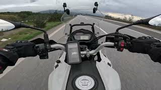 Benelli TRK 502  X TOP SPEED  POV DRİVE [upl. by Nosyd841]