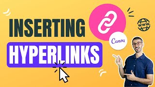 Canva Tutorial Inserting Hyperlinks in your Designs [upl. by Delisle]