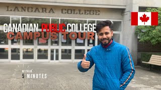 LANGARA COLLEGE CAMPUS TOUR VLOG 🇨🇦  UDAY RAJPUT [upl. by Ahsiekrats]