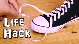 Shoe Lace Life Hack  Ukrainian Knot [upl. by Ilil]