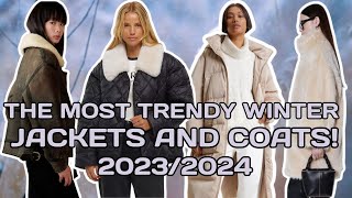 The most trendy winter jackets and coats 2024│Winter outerwear trends 2324 [upl. by Annaerb108]