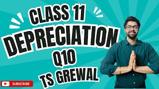 Class 11  Depreciation  Q10  TS Grewal  Question No 10 Gurman Toys Solutions CBSE [upl. by Ettenuahs]