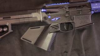 Strike Industries SI Megafin Featureless Grip for AR15 RifleCarbines [upl. by Leirum869]