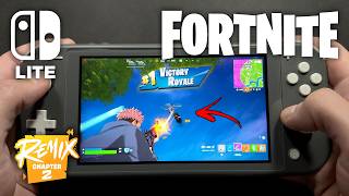 Fortnite on Nintendo Switch Lite 714 [upl. by Benedetto]