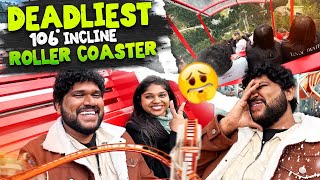 சாவு பயத்தை காட்டிட்டாங்க 🥶😱  Switzerland Gelmerbahn ROLLER COASTER  Foodie Prabu [upl. by Dobbins]