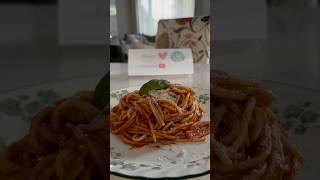 Spaghettis 🍝🇮🇹 italianfood spaghetti cooking shorts [upl. by Gibbie]