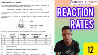 REACTION RATES EP 05  GRADE 12 [upl. by Larrej]