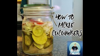 How to Pickle Cucumbers  Easy Homemade Pickled Cucumbers  Organic [upl. by Persse]