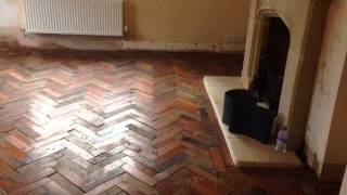 Parquet flooring Restoration in Cheshire by WoodfloorRenovations [upl. by Ytrebil794]