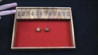 Shut the Box wood game 112 version from CreativeCrafthousecom [upl. by Isnam]