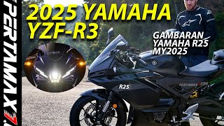 Review Yamaha R3 Facelift 2025 Gambaran R25 Terbaru yamaha yzfr25 yamahar3 supersport mocil [upl. by Laaspere]