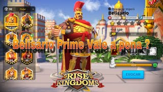 Belisário Prime vale apena  em Rise of kingdoms [upl. by Renato414]