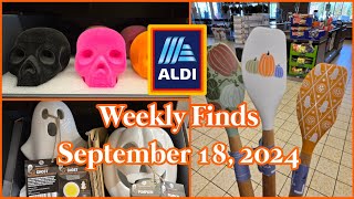 🍁NEW🍁 ALDI WEEKLY FINDS 9182024 [upl. by Suirradal90]