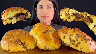 NUTELLA BRIOCHE BUNS  COOKING amp EATING  MUKBANG  ASMR  EATING SOUNDS [upl. by Stillman]