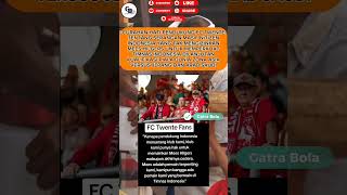 FANS FC TWENTE MERADANG timnasindonesiaday football fifa [upl. by Athenian]