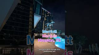 Marriott Marquis Downtown Houston terrastravels [upl. by Levinson]