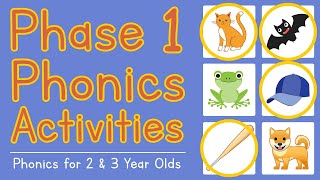 Phonics Phase 1 Activities  Phonics for 2 amp 3 Year Olds [upl. by Noteloc]