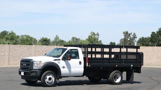 2013 Ford F550 SD 12 Stakebed Truck [upl. by Anomas]