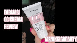 Farmasi CC Cream Review  MsNikkiGBeauty [upl. by Baniaz]