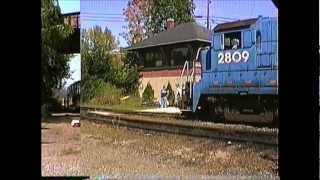 New England Southern RR Concord to LochmereNH 09131992 [upl. by Creighton]