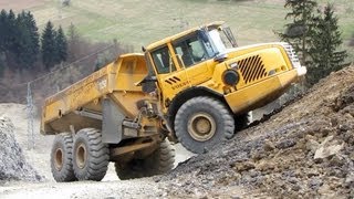 VOLVO A25D  dump truck in a quarry part I [upl. by Anivlac292]