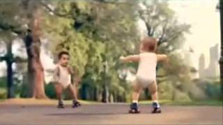 Chamak Challo  RaOne Evian babies dance ft Akon [upl. by Karlen996]