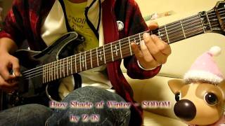 SODOM  Hazy Shade Of Winter  guitar cover by ZiN [upl. by Sivram830]