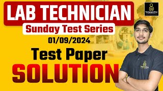 lab Technician Sunday Test Series Solution  BSF RRB Lab Technician Previous Question Papers [upl. by Dnomsad700]