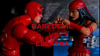 Daredevil vs Elektra epic stop motion [upl. by Soutor]