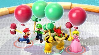 Super Mario Party  All Funny Minigames [upl. by Eerdua]