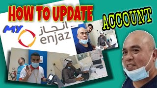 HOW TO UPDATE MY ENJAZ BANK ACCOUNT INFORMATIONEnjazbankalbiladSweetsgear [upl. by Oneida77]