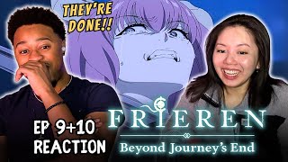 THIS TRIO IS INSANE  Frieren Beyond Journeys End Ep 9 amp 10 FIRST REACTION [upl. by Aicelf]