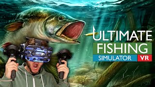 BEST FISHING GAME IN VIRTUAL REALITY  Ultimate Fishing Simulator VR Gameplay HTC Vive [upl. by Garceau]