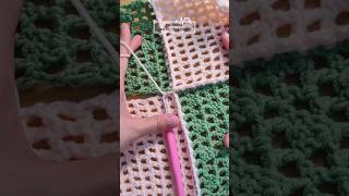 Sewing crochet blanket shorts crochet easycrochet [upl. by Ebbie]