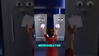 Insecure refrigerator and loving owner 🤍❤️‍🩹 [upl. by Eeluj]