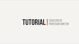 SISAEDUC  Tutorial Cadastro ProfessorDiretor [upl. by Raynell]