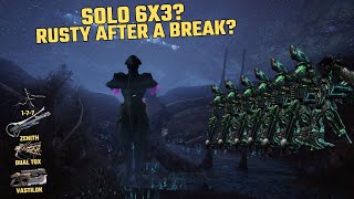 Solo 6x3 Rusty hunter  Can you do 6x3 after a long break  Eidolon Hunt  Volt DPS POV  Warframe [upl. by Eenar]