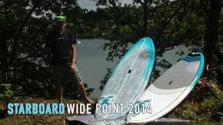 Starboard Wide Point 2014 board overview [upl. by Par918]