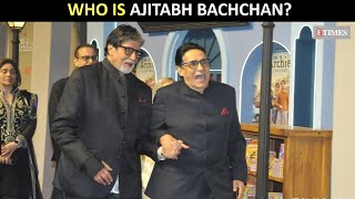 Behind the scenes Rare sighting of Ajitabh Bachchan Amitabh Bachchans younger brother [upl. by Ahsinotna461]