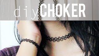 DIY Tattoo Choker [upl. by Audry]