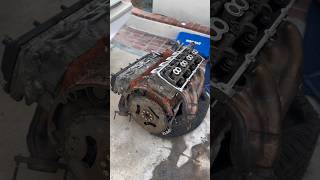 Finding the most rare junkyard engine ever  short engine hemi build mechanic viralvideo [upl. by Nottus]