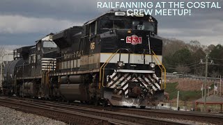 Railfanning in Austell Ga On 3924 Ft the coastal crew meetup amp More [upl. by Mikol]