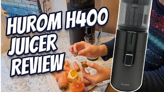 Hurom H400 SelfFeeding Slow Juicer  Review amp Comparison to Nama J2 [upl. by Ceevah839]