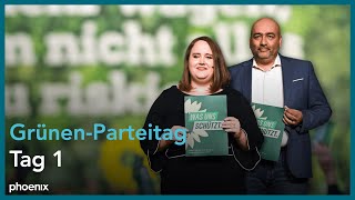 GrünenParteitag  Tag 1  Bundesdelegiertenkonferenz in Karlsruhe  23112023 [upl. by Yeblehs685]