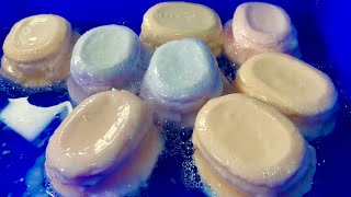 SOAKED SOAP  MUSHY SOAP  ASMR SOAP YARDLEY LONDON SOAP SETS acmp mushysoap soakedsoap yardley [upl. by Thia]