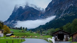 Golden Pass Train Route Zweisimmen to Montreux Switzerland September [upl. by Euhc]