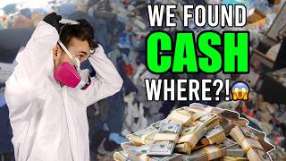 Buried in CASH 🤑Massive Hoarder Home Clean Out [upl. by Ennaed]