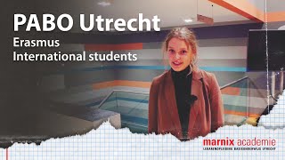 Pabo Utrecht  Erasmus  International students  Marnix Academie [upl. by Lynnea168]