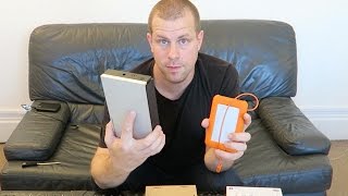 LaCie PORSCHE USB vs Rugged Thunderbolt Hard Drive External Memory [upl. by Otxilac930]